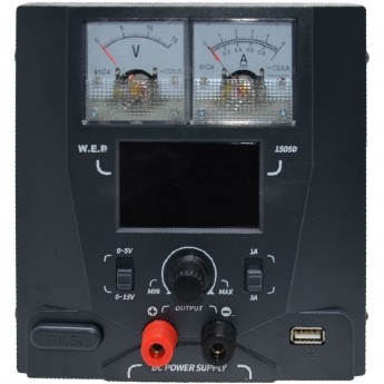 Лабораторный источник питания W.E.P 1505DВ/5А с USB-интерфейсом 1505D